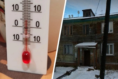 В Архангельске жильцы мерзнут в деревянном доме