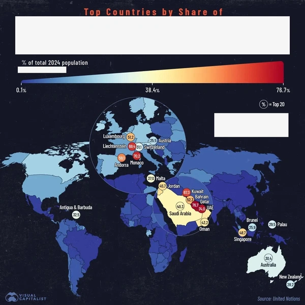 Вопрос на сообразительность: что изображено на этой инфографике? | Источник: Visual Capitalist via Voronoi App