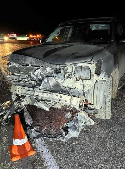 В Нефтекумском округе столкнулись Toyota и Volkswagen | Источник: Госавтоинспекция Ставропольского края