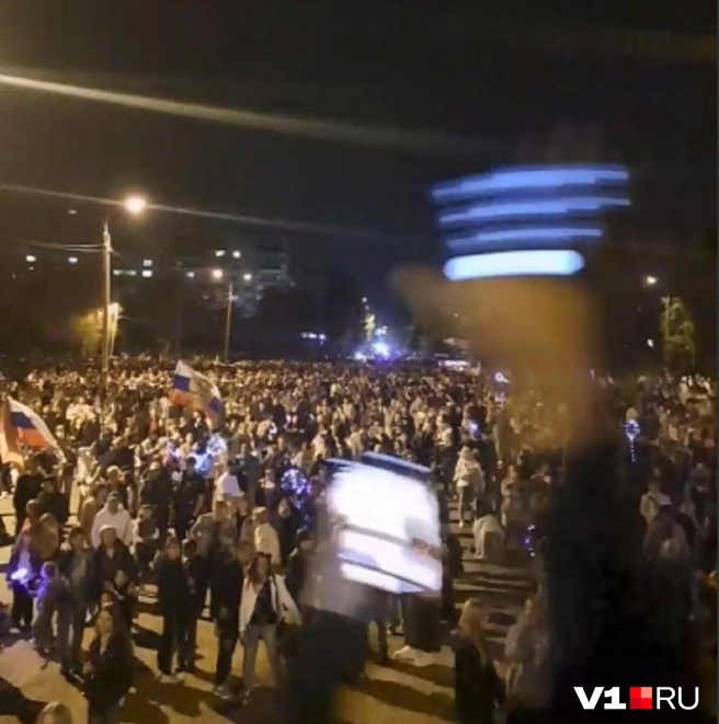 В Красноармейском районе была своя атмосфера праздника | Источник: читатели V1.RU