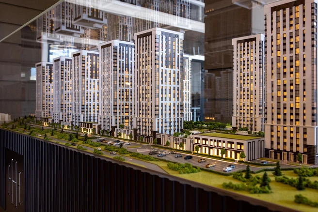 В отделе продаж комплекса можно увидеть реалистичный макет «Невского» | Источник: Инна Кузнецова