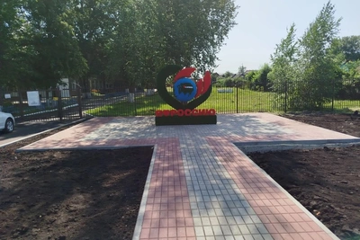 В Каменке завершили благоустройство общественных зон