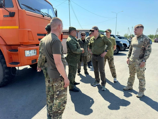 Губернатор совершил поездку в зону спецоперации | Источник: Ольга Павловская