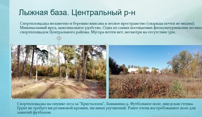 Активисты попросили администрацию улучшить ту инфраструктуру, что уже построена и успела прийти в негодность | Источник: Из презентации Ольги Сидоренко