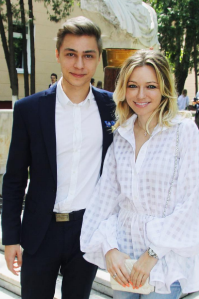 Инна Маликова и сын Дмитрий