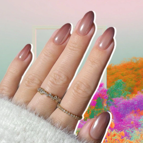 7 модных маникюров с градиентом на зиму 2025/26 | Источник: theGirl