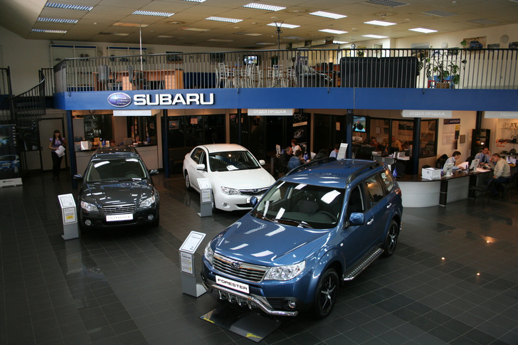 Щоу-рум Subaru, 2009 г.