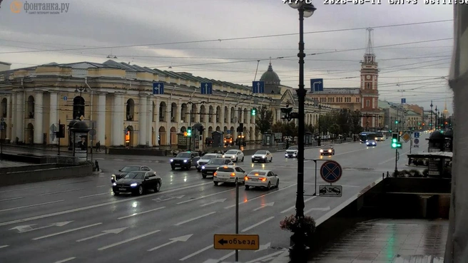 Погода в Петербурге напомнила об осени | Источник: кадр супервидовой веб-камеры