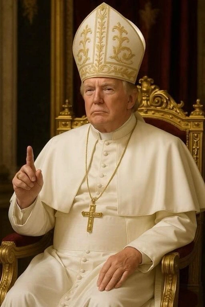 «Святейший Дональд I»: Трамп выложил фото в образе Папы Римского | Источник: realDonaldTrump/truthsocial.com