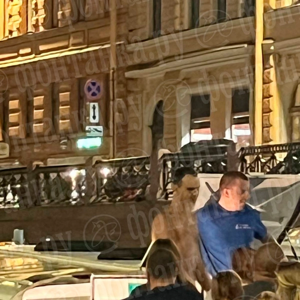 Полуголый мужчина посреди ночи прыгнул с моста в Мойку на теплоход. Ему не понравилась реплика пассажира | Источник: читатель «Фонтанки»