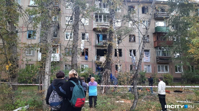 Один человек погиб, разрушены две квартиры: главное о взрыве газа в Ангарске | Источник: Виктор Лучкин / «ИрСити»