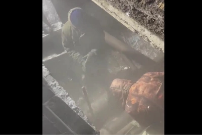 Heat Guns Set Up, Welders to Work Through Night in Freezing Darasun