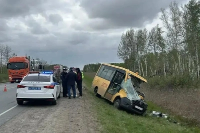Школьный автобус столкнулся с грузовиком: погиб ребенок