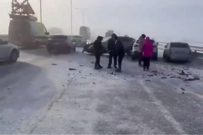 Major Seven-Car Accident on M-4 Don Highway