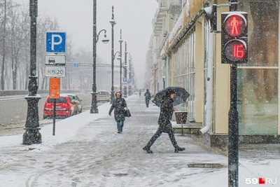 Пермь может накрыть снегопад на неделе
