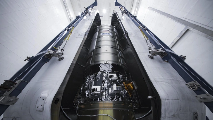 Cygnus XL на второй ступени ракеты-носителя Falcon 9 | Источник: SpaceX