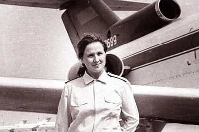 Скончалась легендарная летчица Галина Смагина