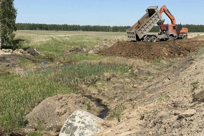 На трассе Каргат-Маршанское начали готовить основание