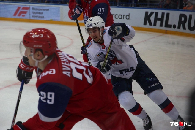 Первый период задал ярославцам боевой настрой на весь матч | Источник: Александра Савельева