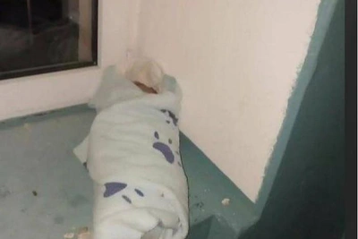 Младенца подкинули в подъезд в Альметьевске