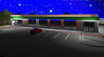 Ночная подсветка | Источник: администрация Барнаула