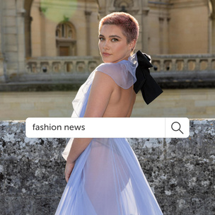 Мне по барабану: Флоренс Пью снова шокировала публику своим «голым» платьем на Неделе высокой моды в Париже