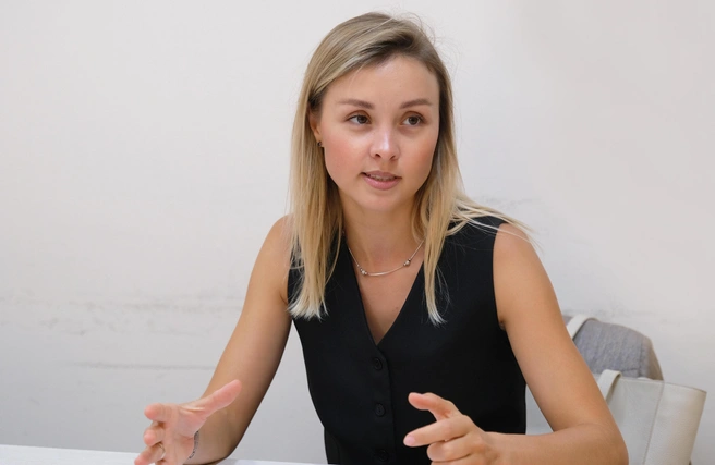 Мария Нагибова, основатель, генеральный директор стартапа Sweepme | Источник: Анжела Мнацаканян/ «Фонтанка.ру»