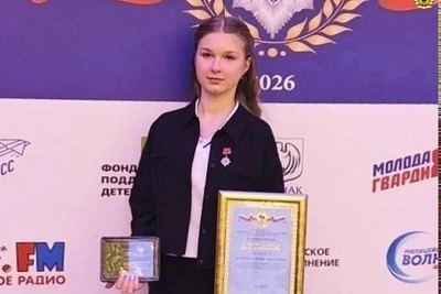 Школьница из Скопина получила награду за спасение мальчика