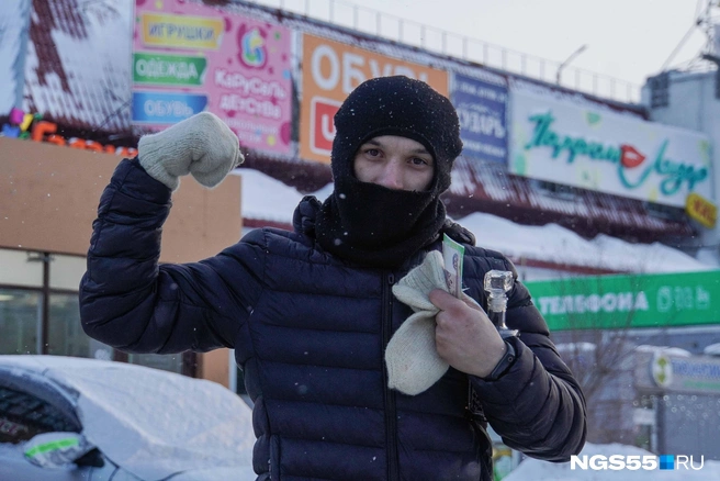 Погода в конце февраля оказалась очень холодной | Источник: Евгений Софийчук / NGS55.RU