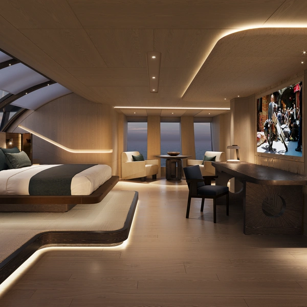 Со статую Свободы: посмотрите на самую высокую в мире парусную яхту Sky, которую собираются построить в Нидерландах