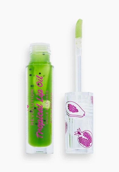 Масло для губ I Heart Revolution TASTY TROPICAL LIP OIL Kiwi, с фруктовым ароматом