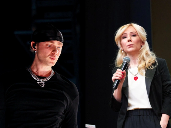 «Возомнила себя правосудием»: Егор Крид резко ответил на обвинения Екатерины Мизулиной в разврате на сцене | Источник: коллаж фото: Артём Устюжанин, MSK1.RU / Роман Данилкин, 63.RU