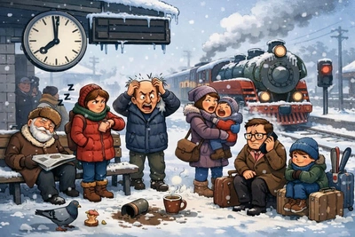 Поезда в Сибири задерживаются на несколько часов