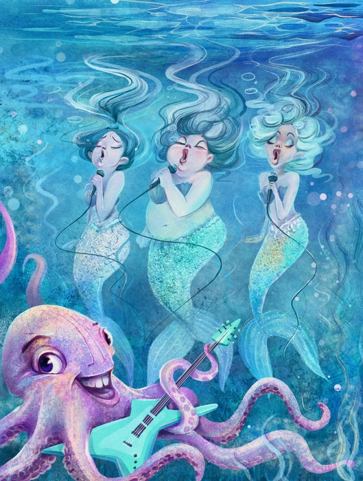 Зина иллюстрирует детские сказки и рисует для души | Источник: Зина Фарманова