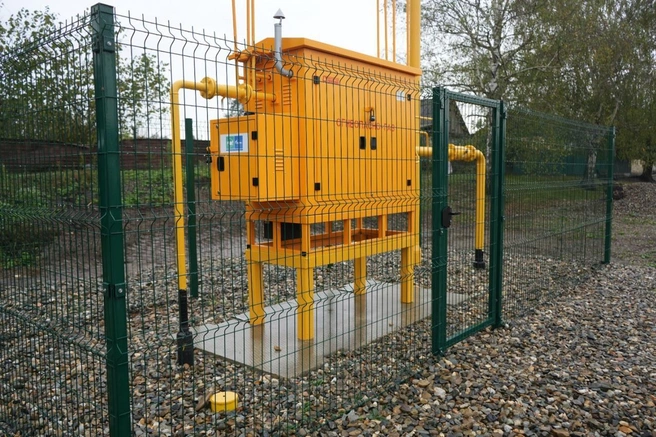 Газопровод есть, газа для жителей еще нет | Источник: Алексей Передереев / 93.RU