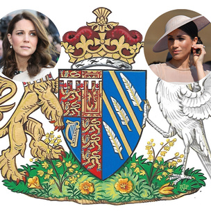 Что означают лев и голубь в новом гербе герцогини Меган (и на что может обидеться Кейт Миддлтон)