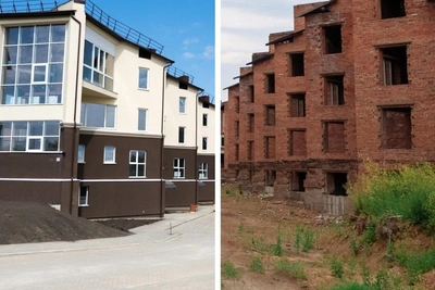Mold Devours Walls: Life in Kemerovo's Unfinished 'English Courtyard'