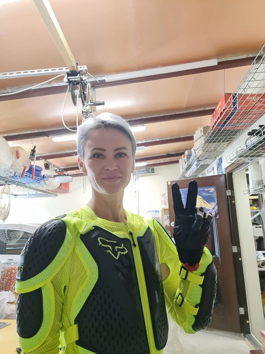 Ева в своей экипировке | Источник: Ева Нилова
