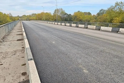 На трассе Тымовское — Александровск обновили мост через Тымь