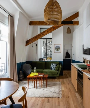 Маленькая квартира 33 м² в Париже