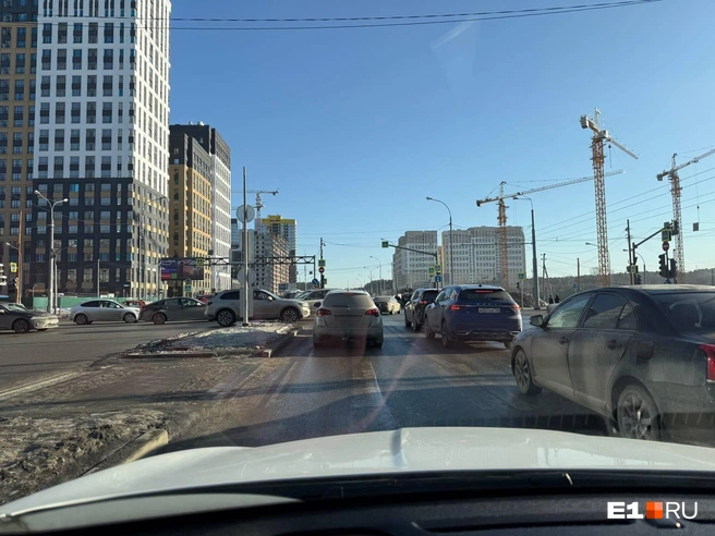 В Академическом сломался светофор | Источник: читатель E1.RU