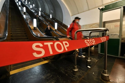 Задымление эскалатора в екатеринбургском метро
