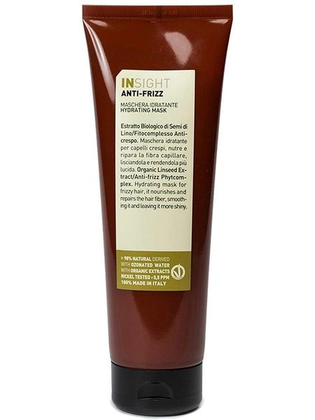 Маска для дисциплины непослушных и вьющихся волос Anti-Frizz Insight Professional