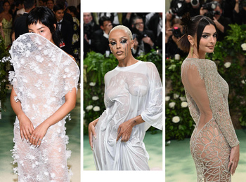 Без стеснений: 10 «голых» платьев на балу Met Gala 2024, на которые мало кто решится