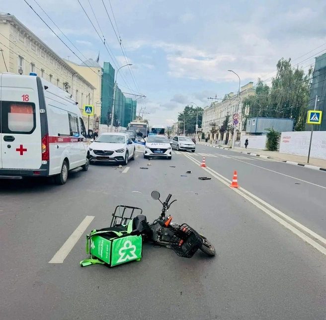 Смертельная авария в центре Рязани произошла вчера | Источник: УМВД по Рязанской области