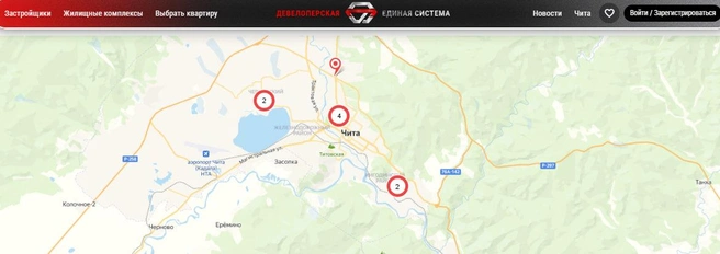 На карте можно увидеть, где находится ЖК и что есть рядом | Источник: ДЕС