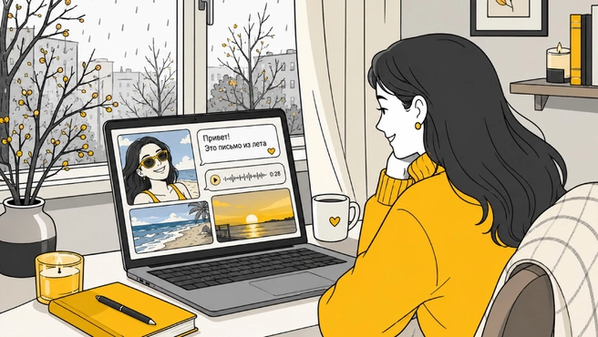 «Письмо из лета» для самого себя согреет в хмурые осенние дни | Источник: Билайн