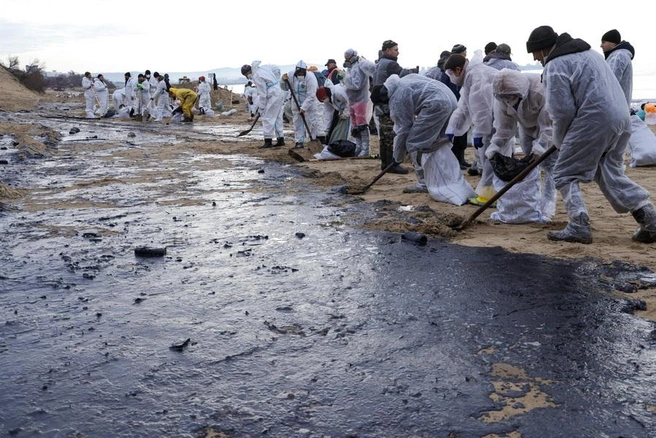 Отдых в Анапе с легким запахом мазута. Морской геолог — о последствиях экокатастрофы в Черном море | Источник: Дмитрий Феоктистов / ТАСС