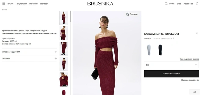 Источник: Brusnikabrand.com
