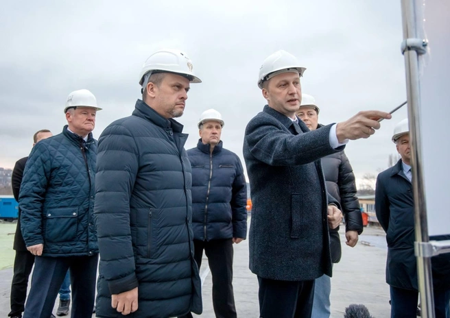 Строительство Южного обхода Саратова с новым 14-километровым мостом через Волгу должно быть окончено в 2027-м году и объект вступит в эксплуатацию | Источник: Минтранс России / тг-канал